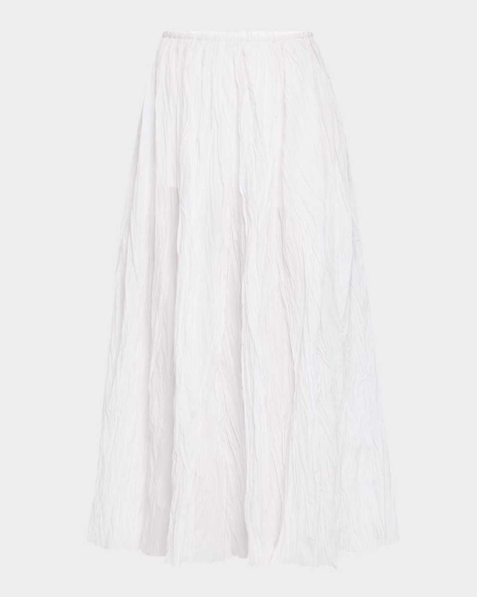Long Plisse Skirt